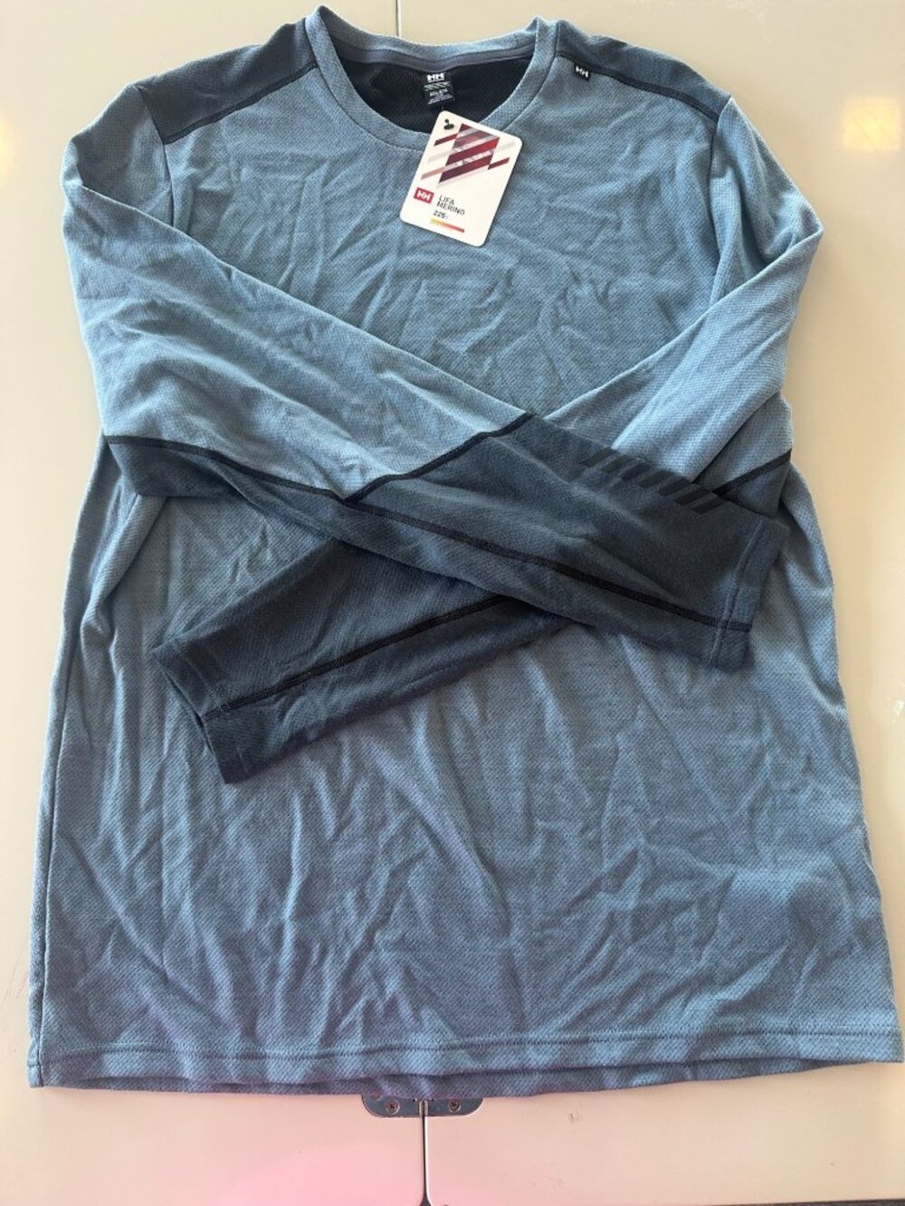 Helly Hansen Lifa Merino Midweight Crew Base Layer 2XL Blue Shirt